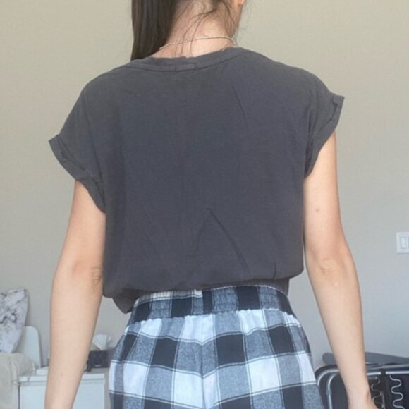 Garage 'Dude' Graphic Crop Top - Picture 2 of 2